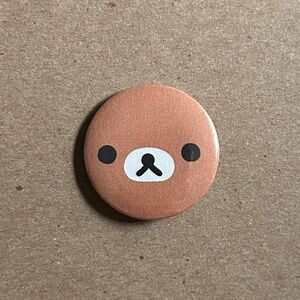 Cute Bear Button 1.25in. Pin